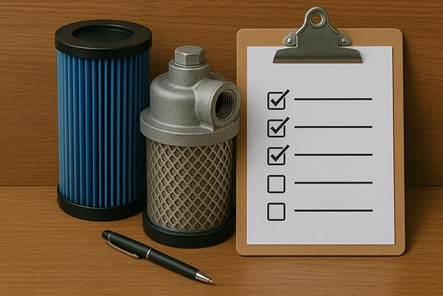 A Simple Checklist for Periodic Filter Inspections in Industrial Plants