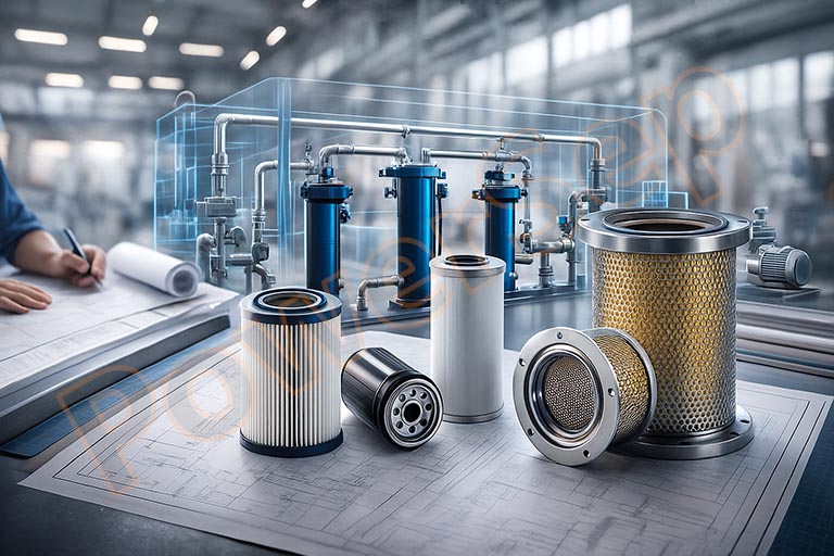 Industrial filtration system design and engineering at Sepanta Palayeh Pars